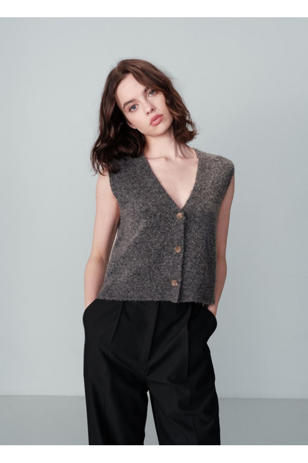 GRACE&MILA CHALECO NARS GRIS