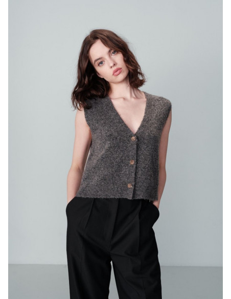 GRACE&MILA CHALECO NARS GRIS