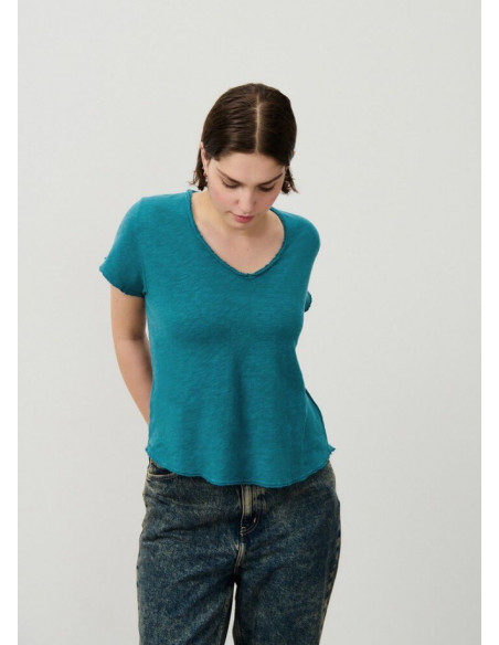 AMERICAN VINTAGE CAMISETA MC SONOMA PETROLEO