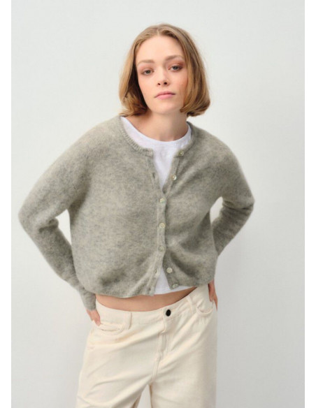 AMERICAN VINTAGE CHAQUETA VITOW GRIS CLARO