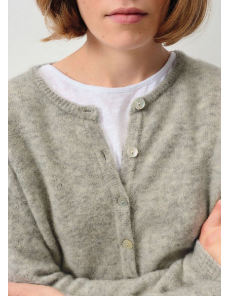 AMERICAN VINTAGE CHAQUETA VITOW GRIS CLARO