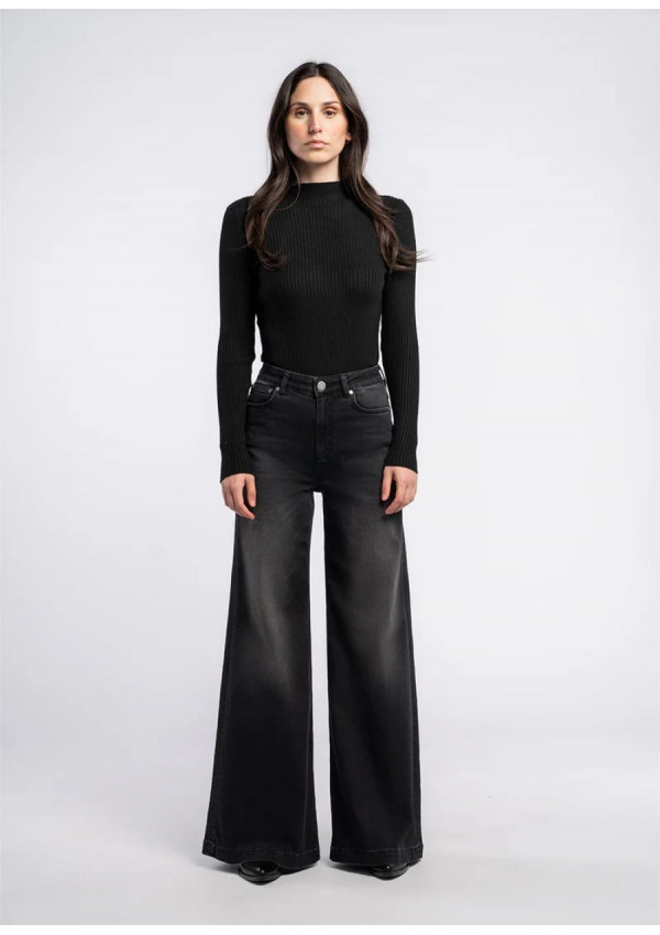 GOLDGARN JEANS LUISENPARK PALAZZO NEGRO