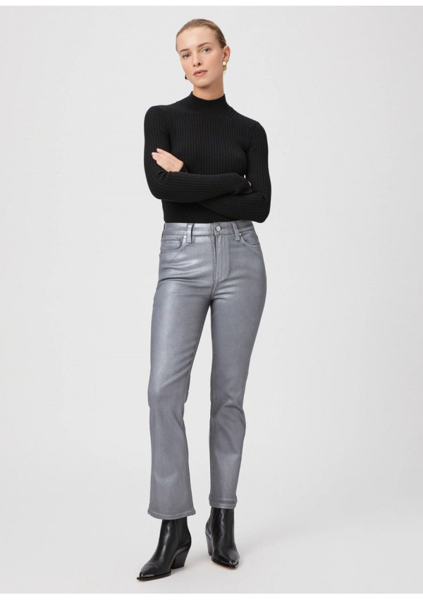 PAIGE JEANS CLAUDINE LUXE SILVER