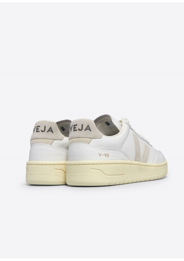 VEJA V-90 O.T LEATHER EXTRA WHITE NATURAL