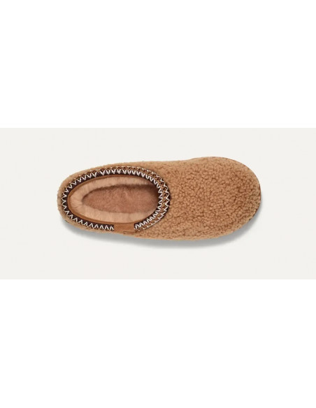 UGG ZUECO TASMAN MAX CURLY CHESTNUT