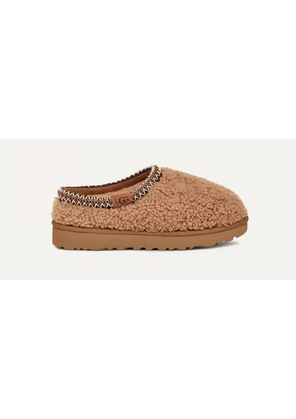 UGG ZUECO TASMAN MAX CURLY CHESTNUT