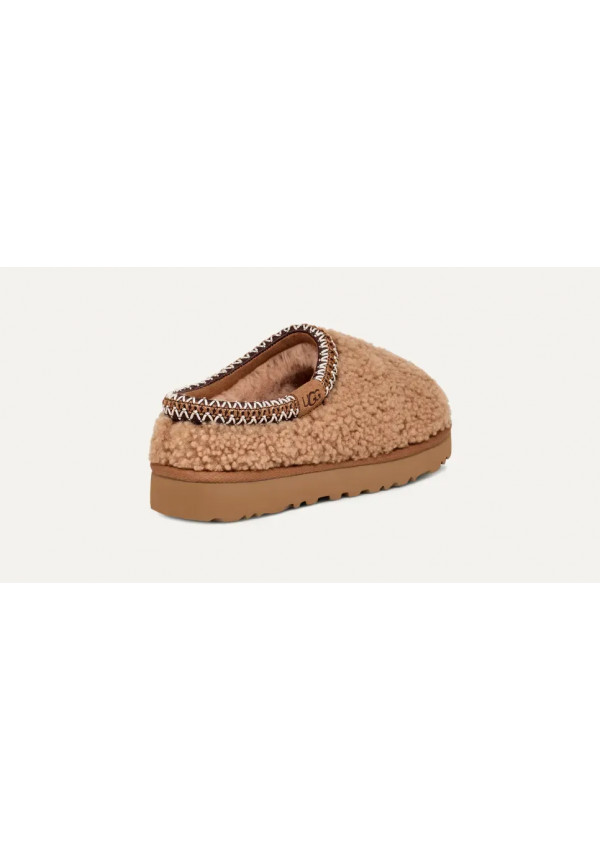 UGG ZUECO TASMAN MAX CURLY CHESTNUT