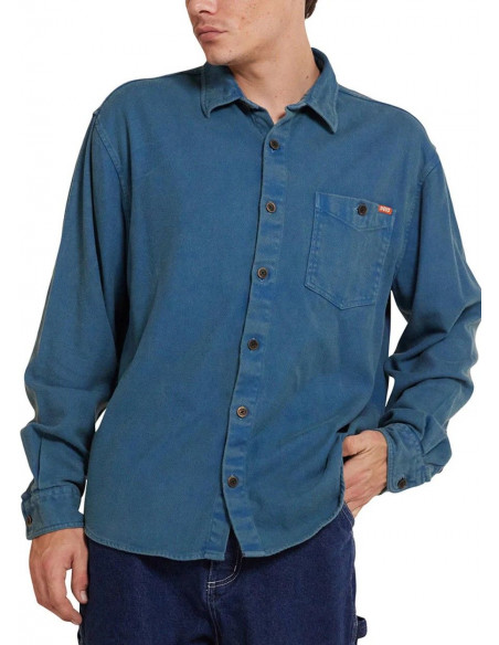 DEUS EX MACHINA CAMISA KEON FLANNEL AZUL