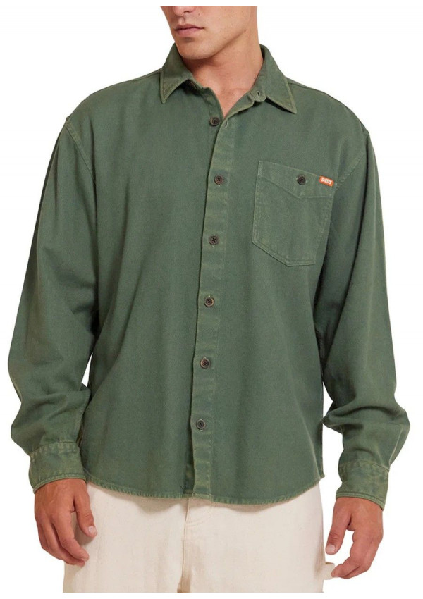 DEUS EX MACHINA CAMISA KEON FLANNEL VERDE