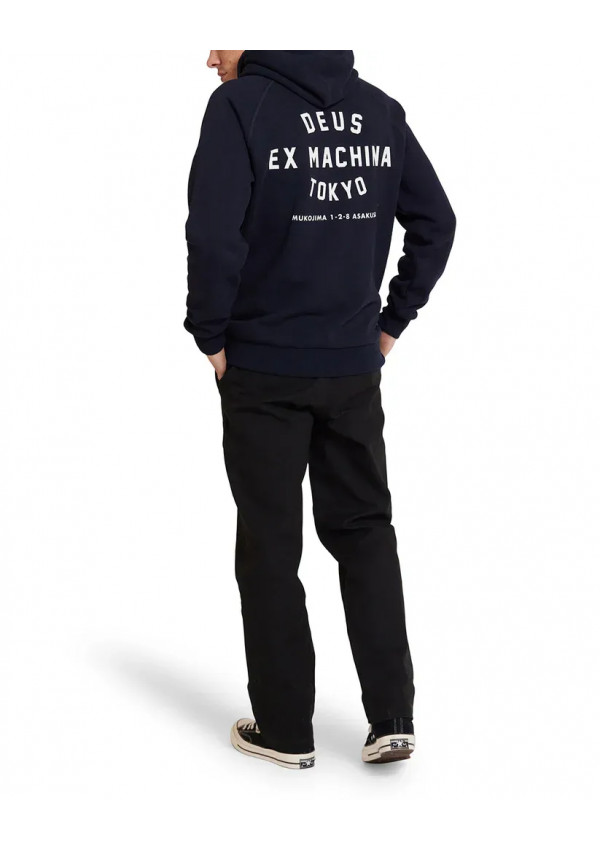DEUS EX MACHINE SUDADERA TOKIO ADRESS NEGRA DEUS EX MACHINE SUDADERA TOKIO ADRESS NEGRA