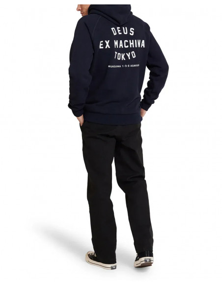 DEUS EX MACHINE SUDADERA TOKIO ADRESS NEGRA DEUS EX MACHINE SUDADERA TOKIO ADRESS NEGRA