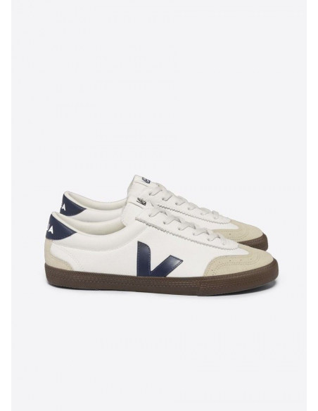 VEJA VOLLEY O.T LEATHER WHITE NAUTICO BARK