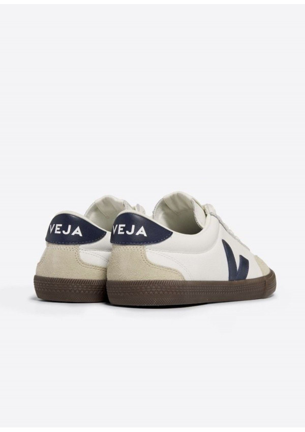 VEJA VOLLEY O.T LEATHER WHITE NAUTICO BARK