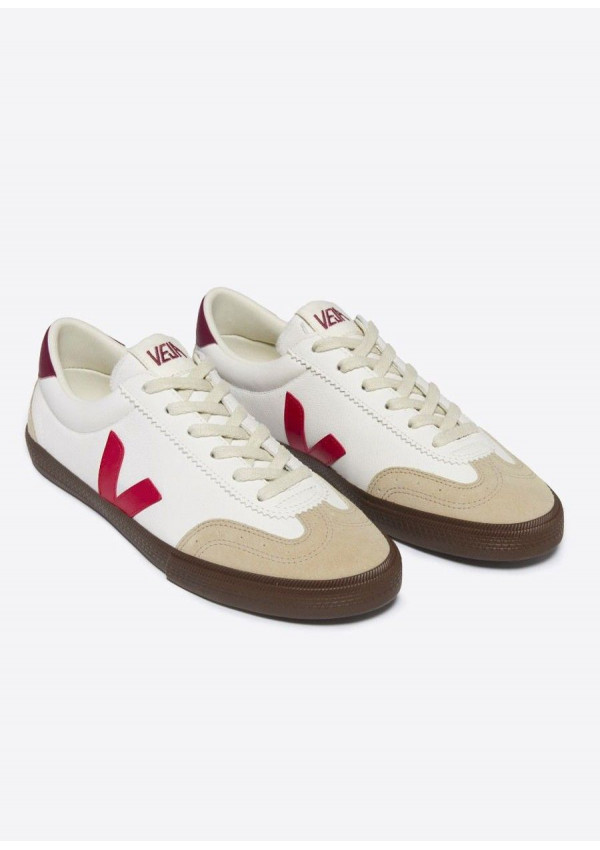 VEJA VOLLEY O.T LEATHER WHITE PEKIN BARK
