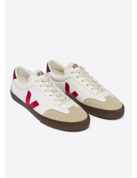 VEJA VOLLEY O.T LEATHER WHITE PEKIN BARK