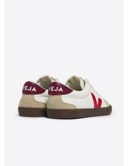 VEJA VOLLEY O.T LEATHER WHITE PEKIN BARK