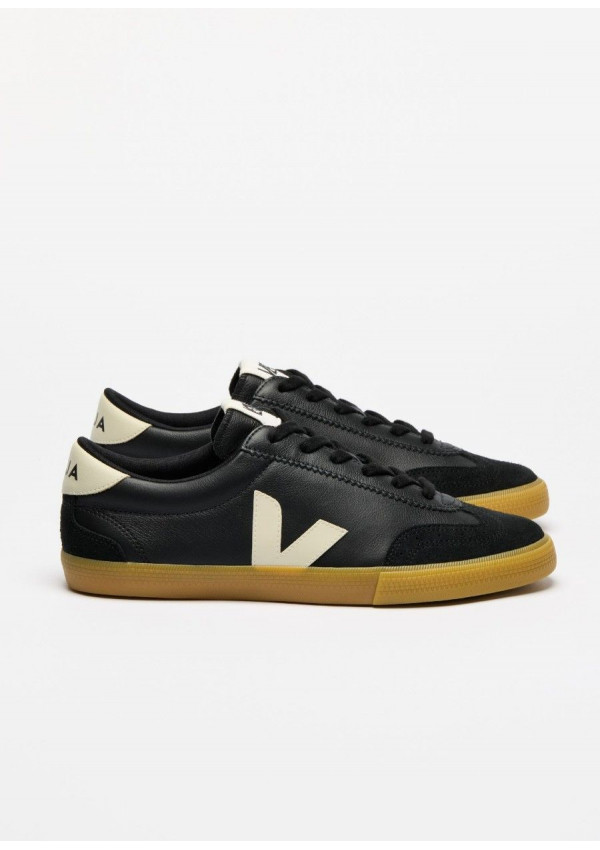 VEJA VOLLEY O.T LEATHER BLACK PIERRE