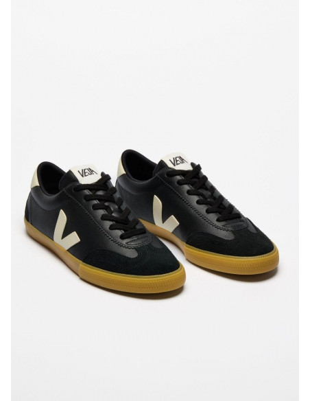 VEJA VOLLEY O.T LEATHER BLACK PIERRE