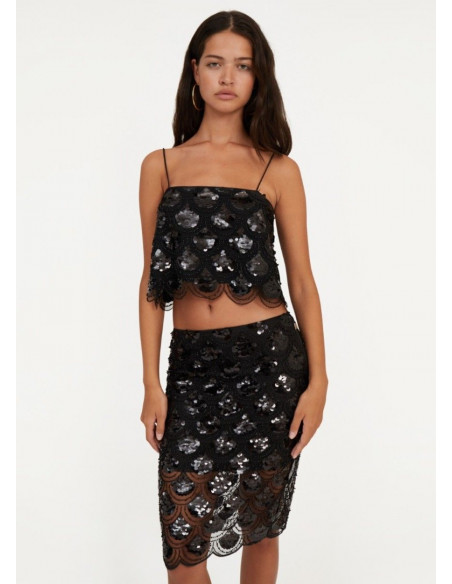 ROTATE TOP NEGRO LENTEJUELAS