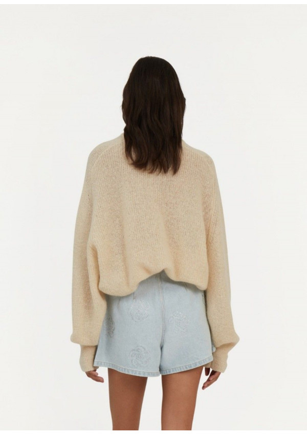 ROTATE JERSEY BEIGE LOGO