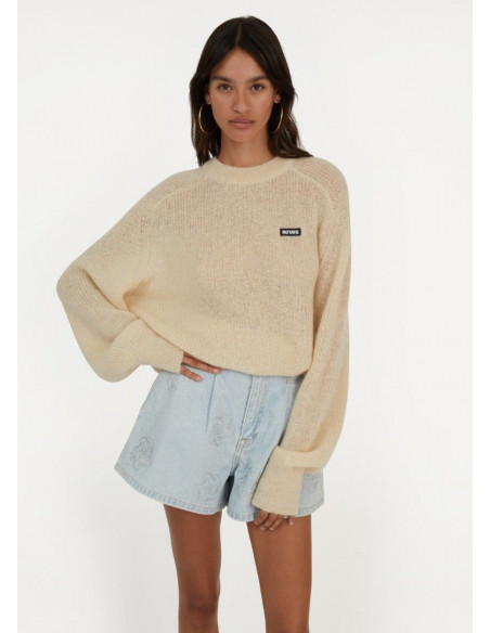 ROTATE JERSEY BEIGE LOGO