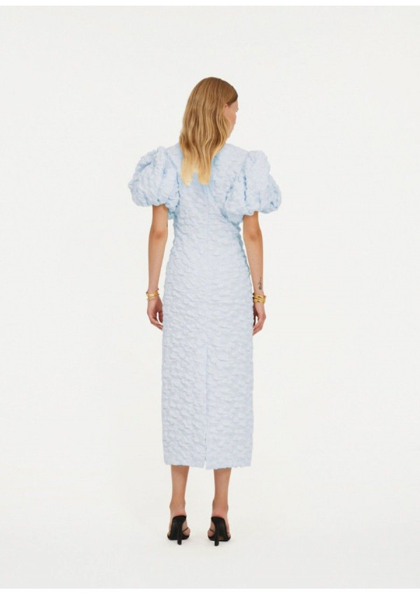 ROTATE VESTIDO JACQUARD AZUL