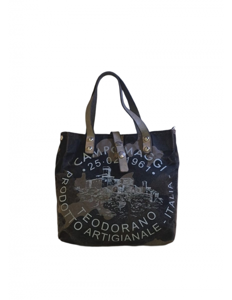 CAMPOMAGGI  SHOPPING CANVAS TEODORANO CAMUFLAJE