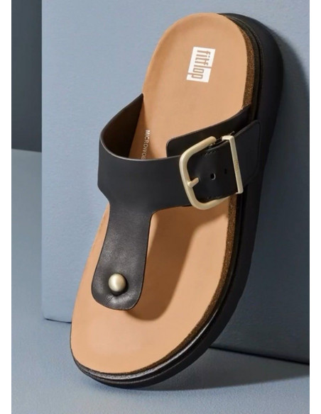 FITFLOP SANDALIA HEBILLA DEDO NEGRA FITFLOP SANDALIA HEBILLA DEDO NEGRA