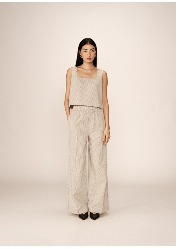 GRACE&MILA PANTALON PATINE CRUDO RAYAS