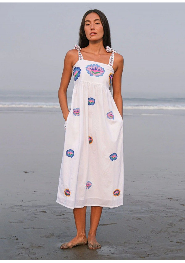 NIMO VESTIDO AGATE WHITE LOTUS