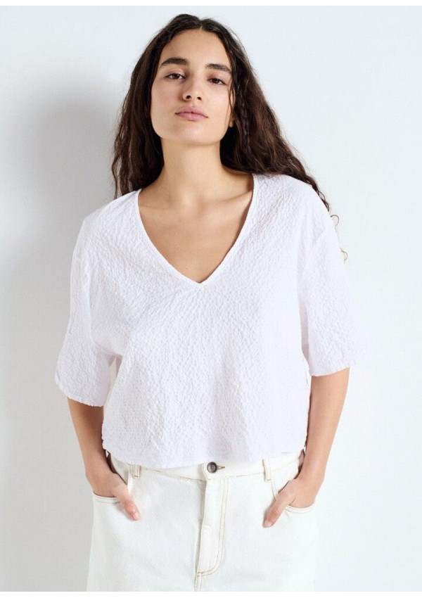 AMERICAN VINTAGE TOP TUFFAZ BLANCO