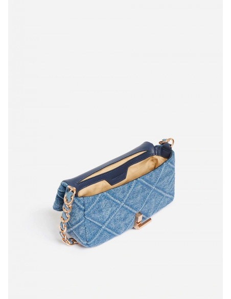VANESSA BRUNO BOLSO SMALL DENIM MOON