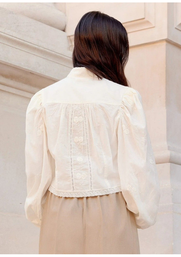 MES DEMOISELLES BLUSA SAUGE