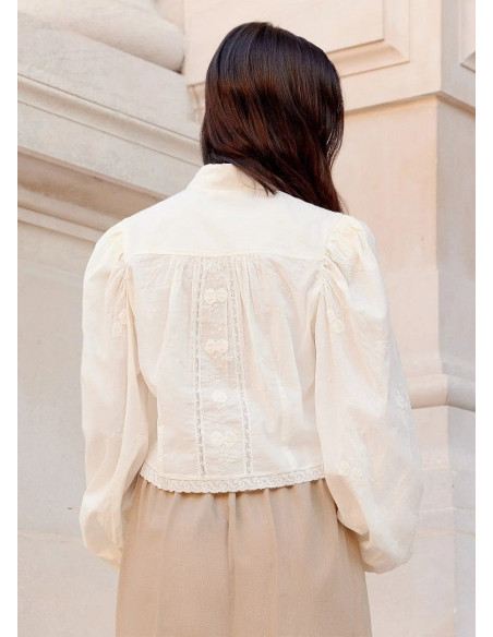 MES DEMOISELLES BLUSA SAUGE