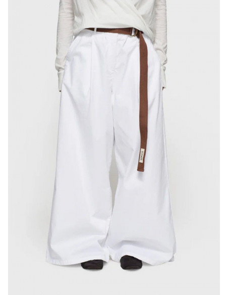 10 DAYS PANTALON WIDE TWILL BLANCO 10 DAYS PANTALON WIDE TWILL BLANCO