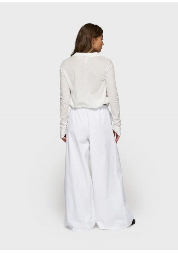 10 DAYS PANTALON WIDE TWILL BLANCO 10 DAYS PANTALON WIDE TWILL BLANCO