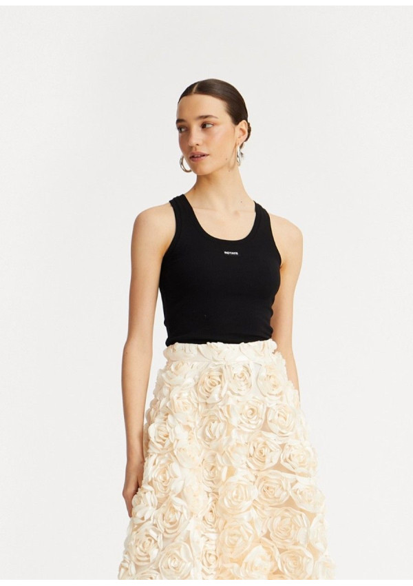 ROTATE BASIC TANK TOP NEGRO