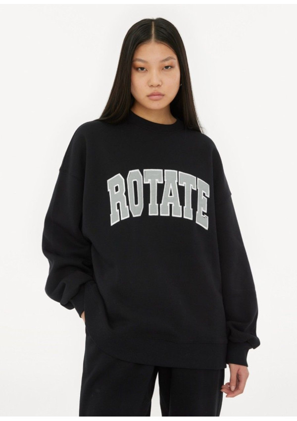 ROTATE SUDADERA HEAVY NEGRA