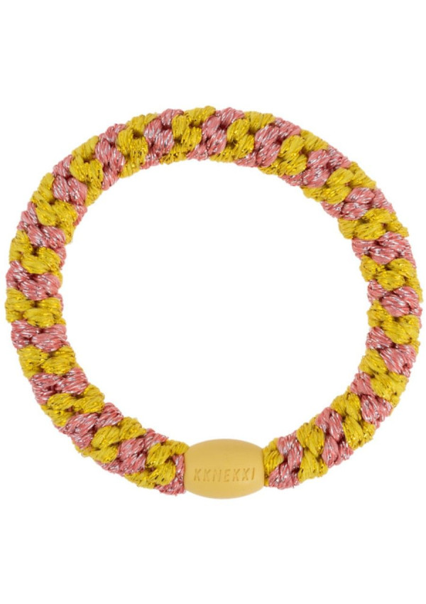 BON DEP KKNEKKI CORAL GLITTER STRIPE
