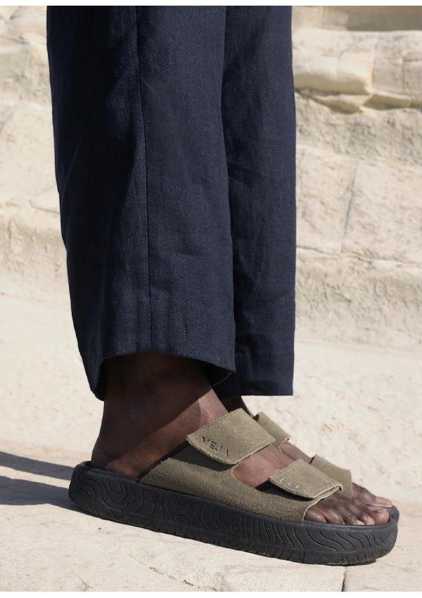 VEJA SANDALIAS ETNA SUEDE SOFT KAKI BLACK