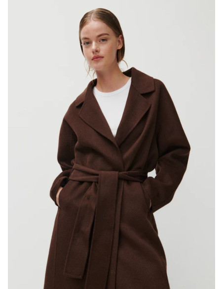 2NDDAY  ABRIGO SLOANE LANA MARRON