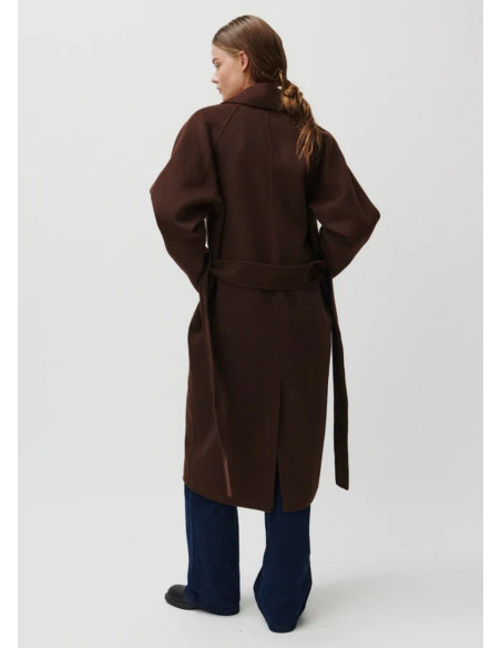 2NDDAY  ABRIGO SLOANE LANA MARRON