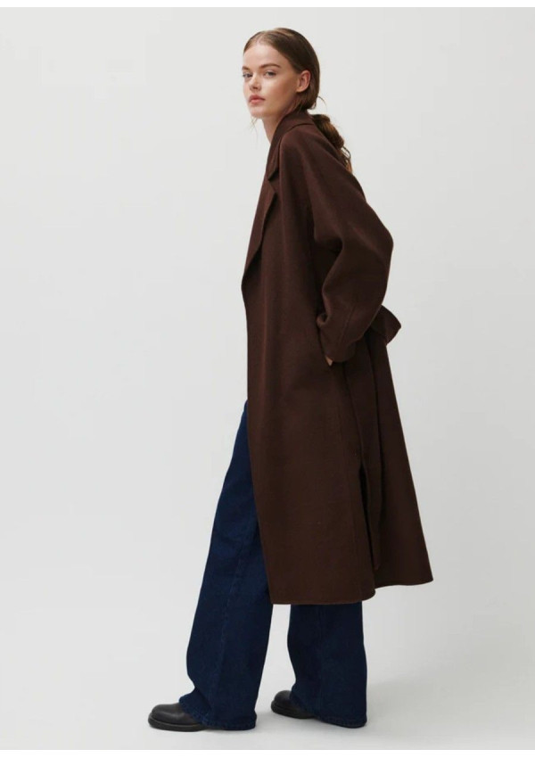 2NDDAY  ABRIGO SLOANE LANA MARRON