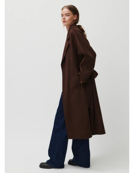 2NDDAY  ABRIGO SLOANE LANA MARRON