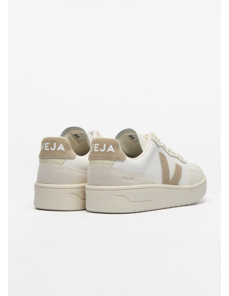 VEJA  V-90 O.T LEATHER WHITE TAUPE