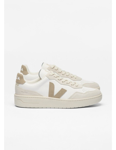 VEJA  V-90 O.T LEATHER WHITE TAUPE