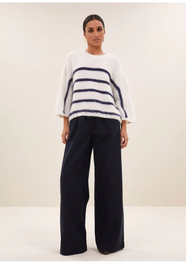 BY BAR JERSEY MARINE FLEUR STRIPE