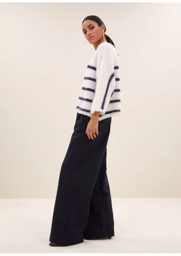 BY BAR JERSEY MARINE FLEUR STRIPE