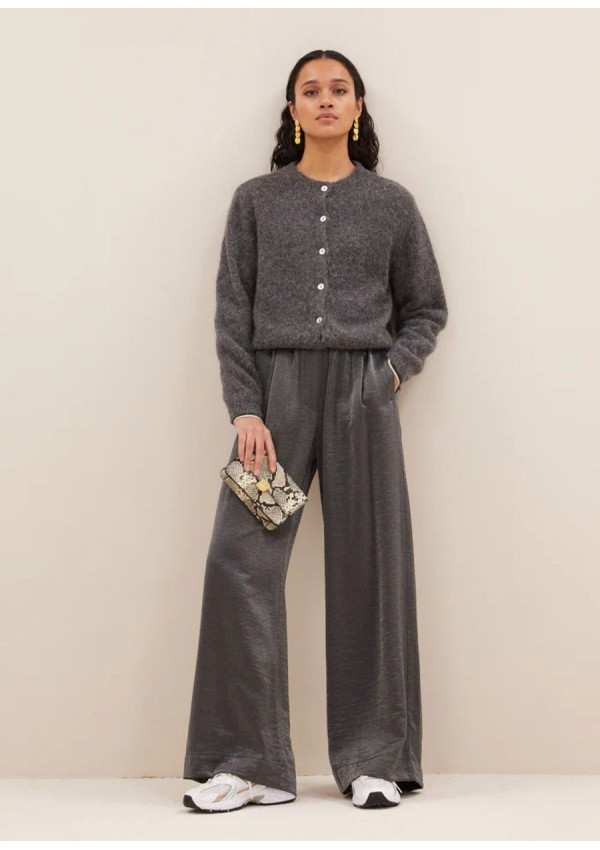 BY BAR PANTALONES BENJI METALICOS SILVER