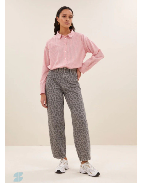 BY BAR PANTALONES CHEETAH GRIS